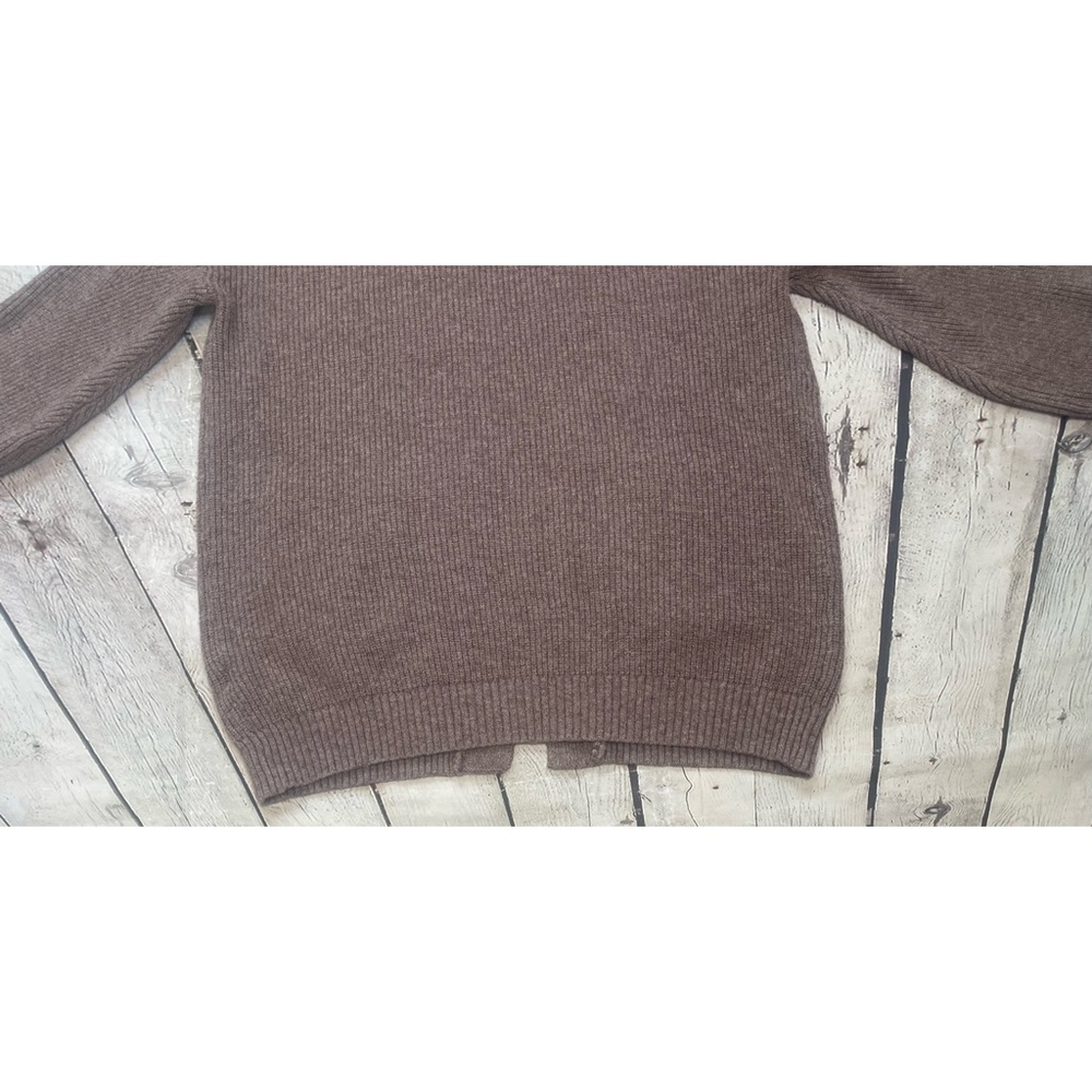 Debut Open Front Ribbed Knit Cardigan - Picture 12 of 13